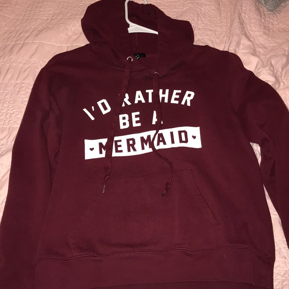 I’d rather be a mermaid hoodie